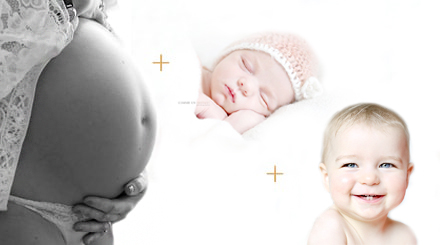 Pack séances photos grossesse, nouveau né et bébé 1 an