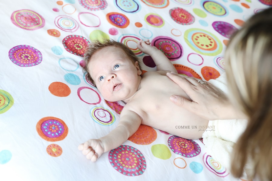 bébé aux yeux bleus, photographe professionnelle bébés, bébé aux yeux verts, bébé