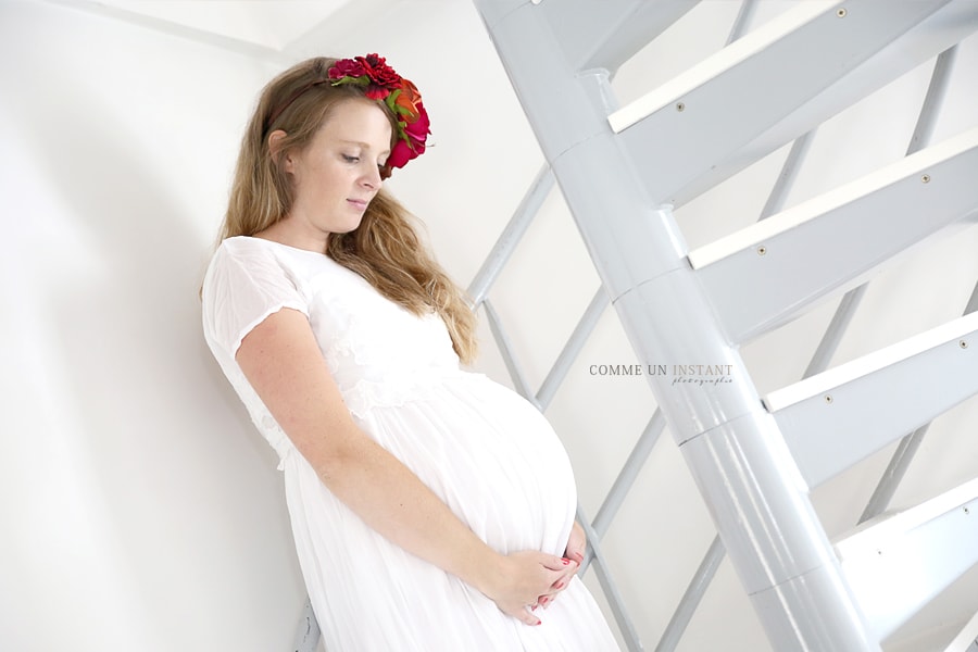 photographe pro femmes enceintes, femme enceinte habillée