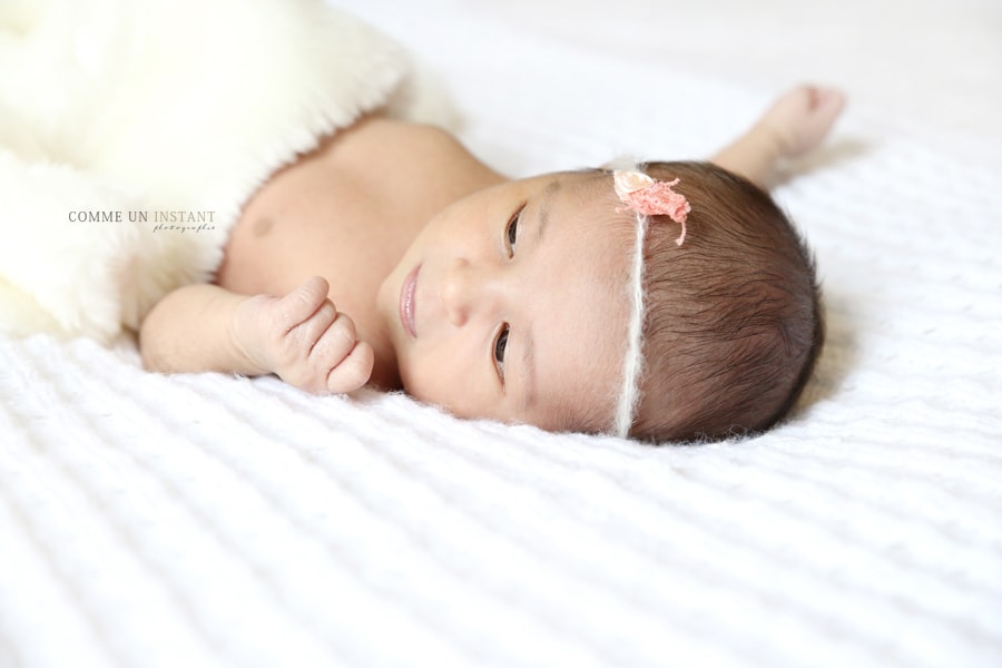 bébé - photographe professionnelle pour bébé - bébé métis - nouveau né studio - bébé studio - photographe pro nouveau né