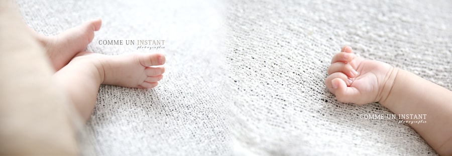 photographe pro pour bébés, petits pieds, petit peton, petites mains