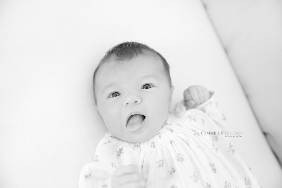 photographe pour bébés - photographe pro noir et blanc