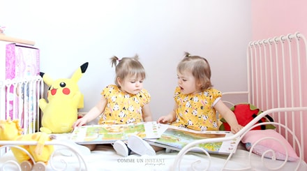 portraits enfants photographe bebe paris jumelles lilwenn maelynn