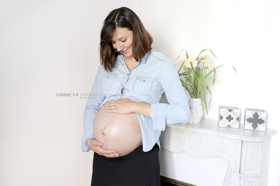 photographe pro famille - photographe professionnelle pour femmes enceintes sur Courbevoie (92400 Hauts de Seine 92) et sa région - photographe à domicile grossesse - grossesse studio - famille studio - jumeaux / jumelles